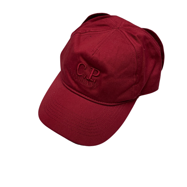 CP Company Red Goggle Cap