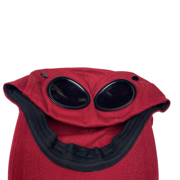 CP Company Red Goggle Cap