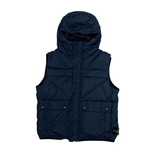 Stone Island 2011 Navy Opaque Nylon Tela