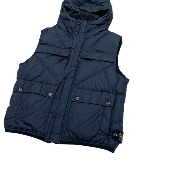 Stone Island 2011 Navy Opaque Nylon Tela