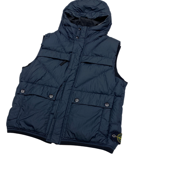 Stone Island 2011 Navy Opaque Nylon Tela