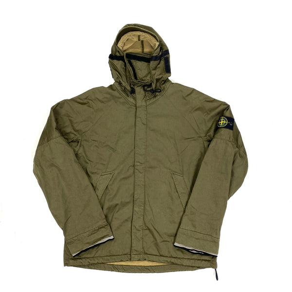 Stone Island 2004 Raso Floccato Riot Mask Jacket Mat s Island