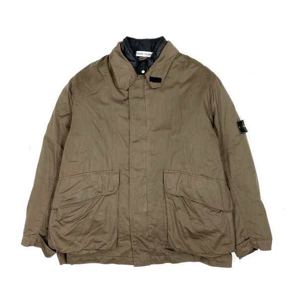 Stone Island 1999 Vintage Raso Gommato Dutch Rope Jacket