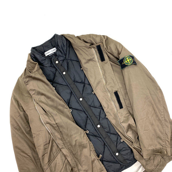 Stone Island 1999 Vintage Raso Gommato Dutch Rope Jacket