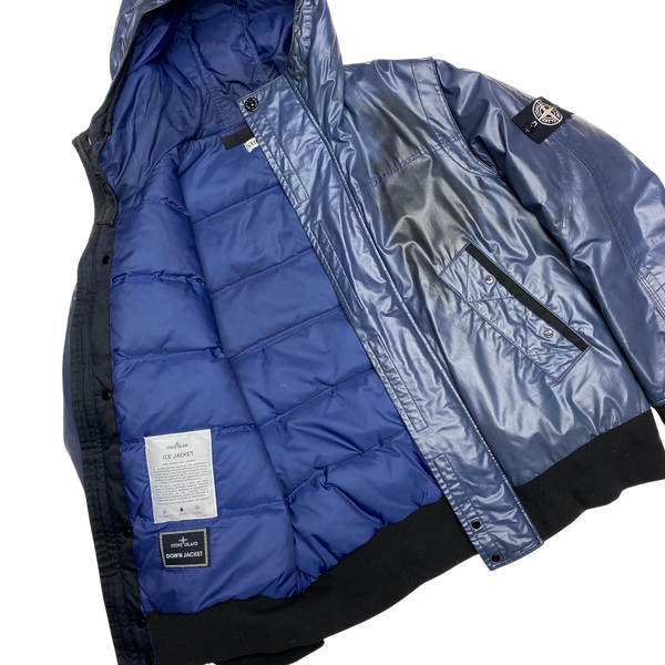 Stone Island Blue 2011 Colour Change Ice Down Jacket