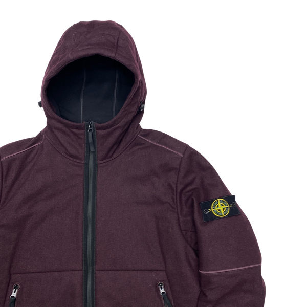 Stone Island Dark Purple Panno R 4L Stretch Jacket