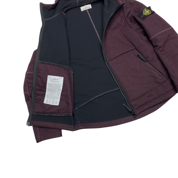 Stone Island Dark Purple Panno R 4L Stretch Jacket