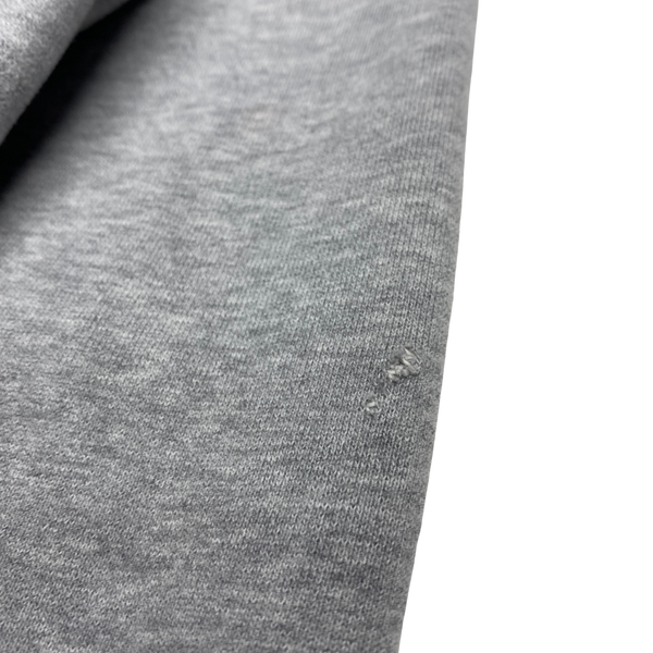 Stone Island 2019 Light Grey Zipped Cotton Hoodie