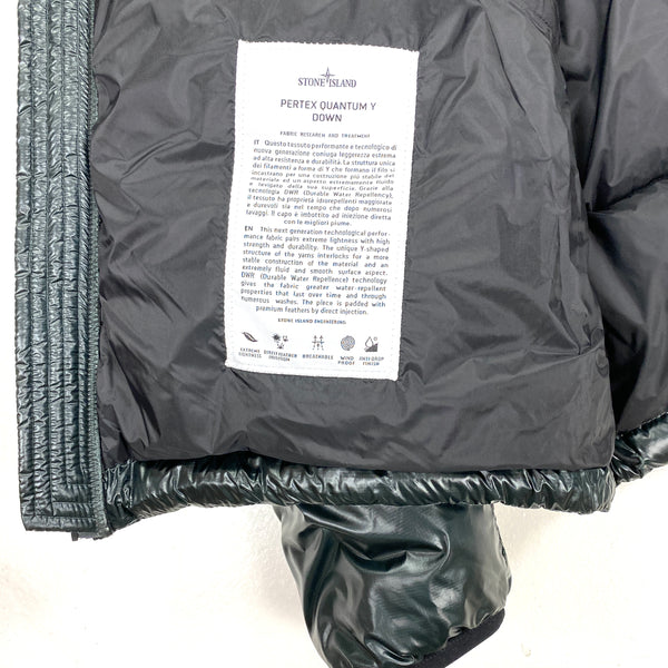 Stone Island Petrol Green Pertex Quantum Puffer Jacket
