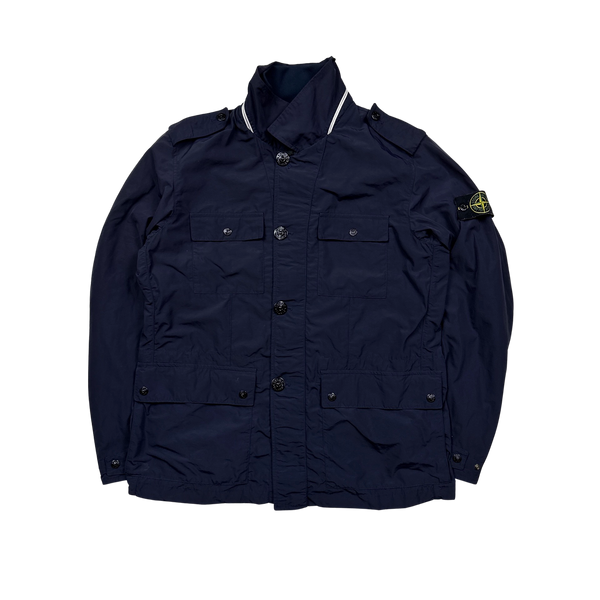 Stone island micro reps jacket navy outlet