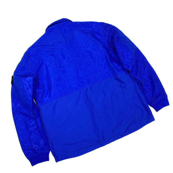 Stone Island Blue Nylon Metal Coach Jacket