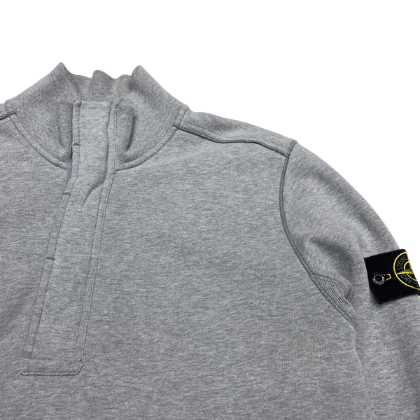 Stone Island 2018 Light Grey High Neck Pullover