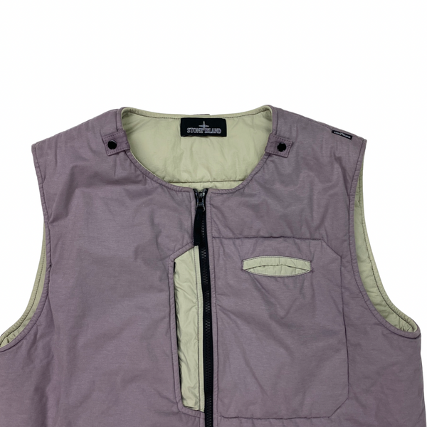 Stone Island Lilac Grey Padded Shadow Project Vest