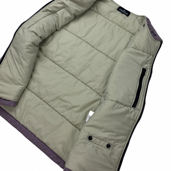 Stone Island Lilac Grey Padded Shadow Project Vest