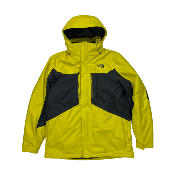 North Face Yellow Triclimate 3 in 1 Waterproof Jacket
