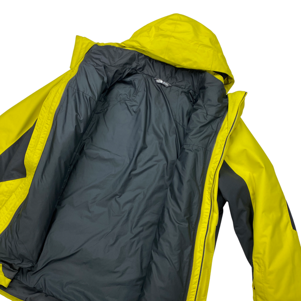 North Face Yellow Triclimate 3 in 1 Waterproof Jacket