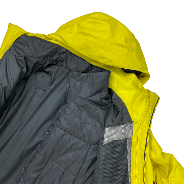 North Face Yellow Triclimate 3 in 1 Waterproof Jacket