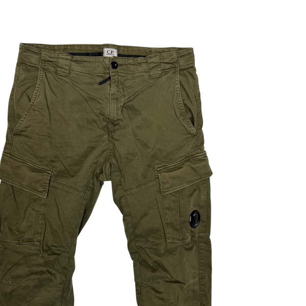 CP Company Khaki Ergonomic Fit Cargo Trousers