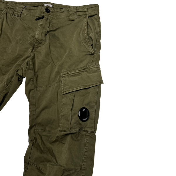 CP Company Khaki Ergonomic Fit Cargo Trousers