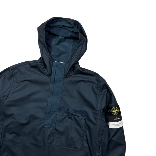 Stone Island 2022 Felpa Diagonale Gommata Pullover Smock - 3XL