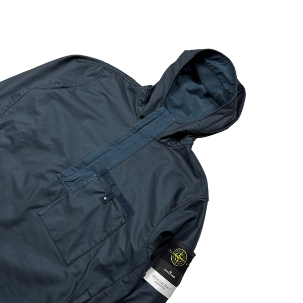 Stone Island 2022 Felpa Diagonale Gommata Pullover Smock - 3XL