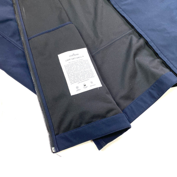Stone Island Navy 2015 Fleece Lined Soft Shell