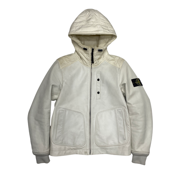 Stone Island 2013 Waxed Soft Leather Jacket