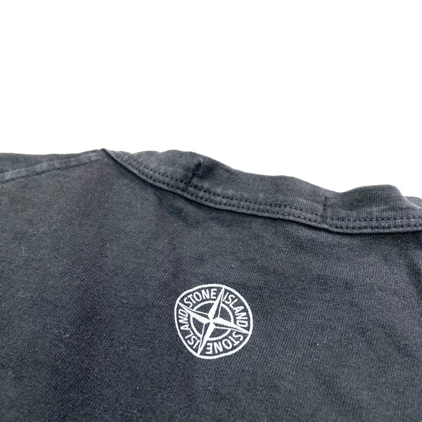 Stone Island Black Spellout T Shirt