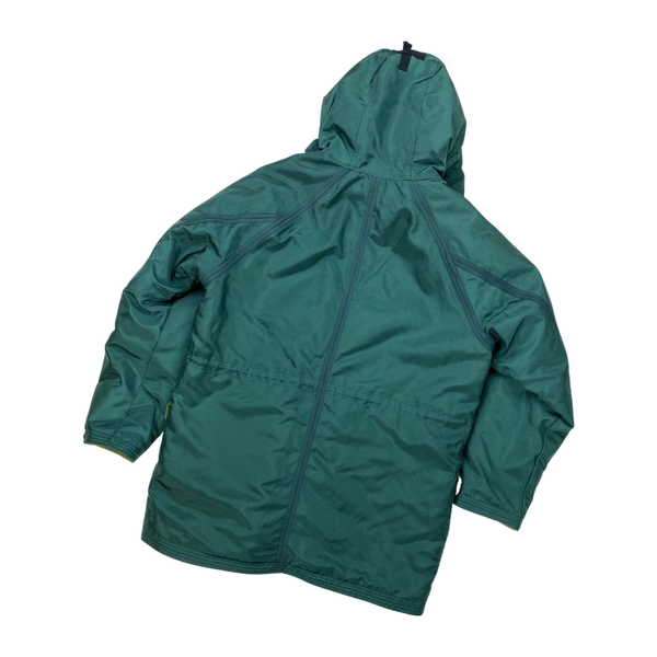 Stone Island Green Oxford Nylon Parka Jacket