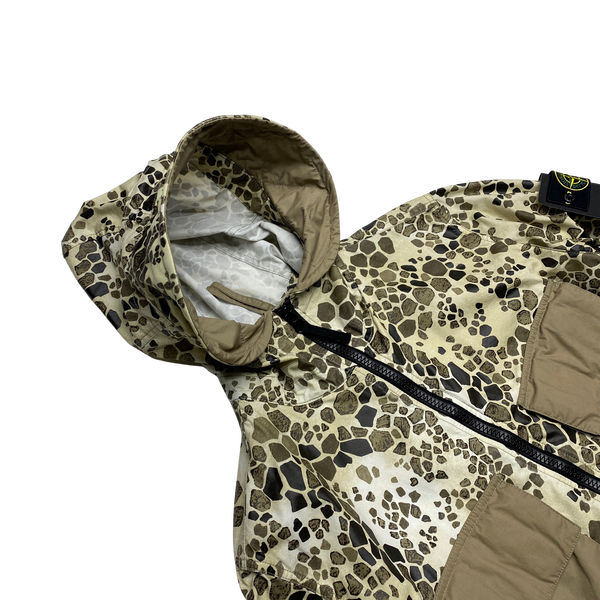 Stone Island 2018 Alligator Camo Light Cotton / Nylon Fishtail Parka