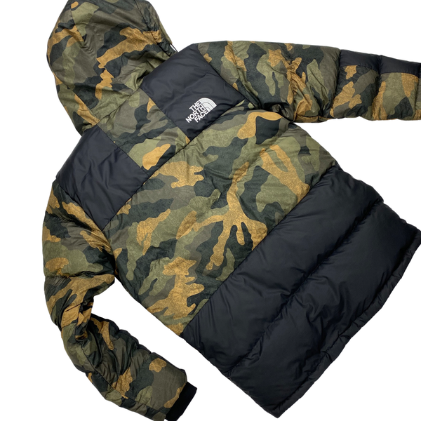 North Face 550 Down Filled Camo Puffer Jacket