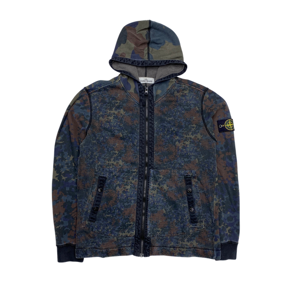 Stone Island 2013 Digital Camo Zipped Hoodie