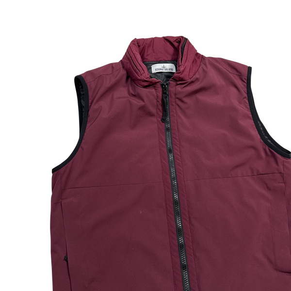 Stone Island Primaloft Lined Soft Shell Gilet - XL