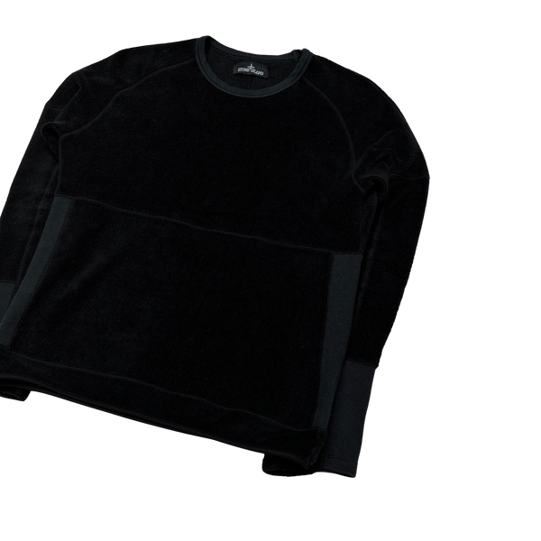 Stone Island Shadow Project Towelling Fleece Crewneck Jumper