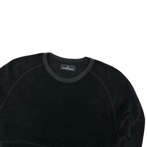 Stone Island Shadow Project Towelling Fleece Crewneck Jumper