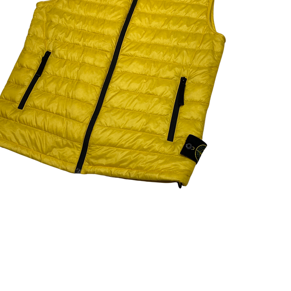 Stone Island 2013 Yellow Micro Yarn Down Packable Gilet