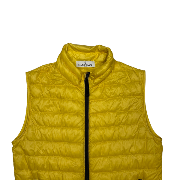 Stone Island 2013 Yellow Micro Yarn Down Packable Gilet