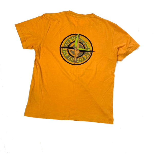 Stone Island Orange T Shirt
