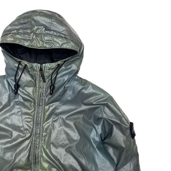 Stone Island Silver Colour Changing Ice Jacket