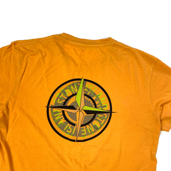Stone Island Orange T Shirt