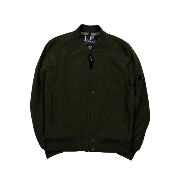 CP Company Khaki Soft Shell Lens Viewer Jacket - Large
