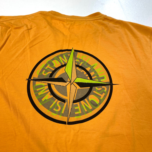 Stone Island Orange T Shirt