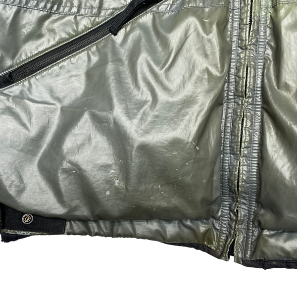 Stone Island Silver Colour Changing Ice Jacket