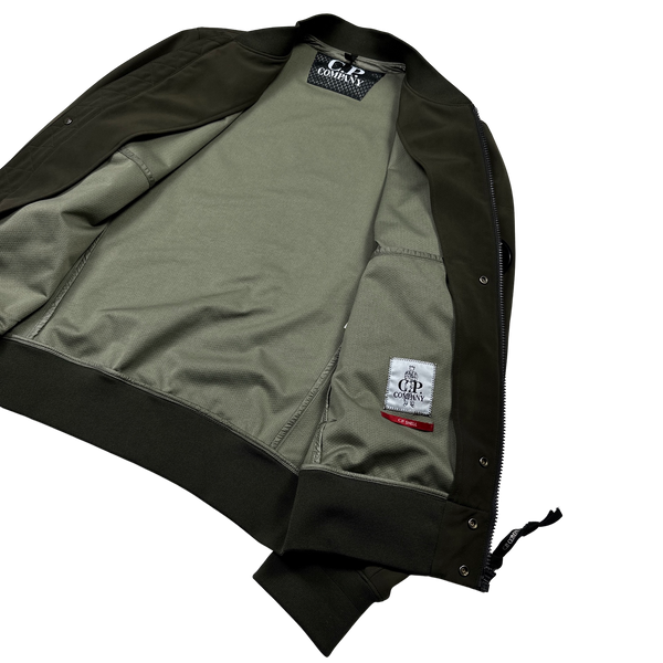 CP Company Khaki Soft Shell Lens Viewer Jacket - Large