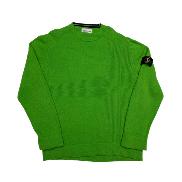 Stone Island 2012 Green Knit Crewneck Jumper