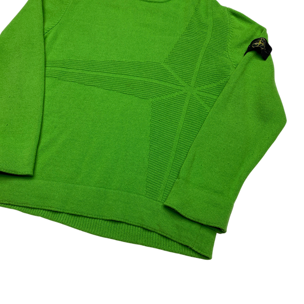 Stone Island 2012 Green Knit Crewneck Jumper