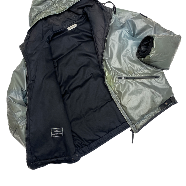 Stone Island Silver Colour Changing Ice Jacket