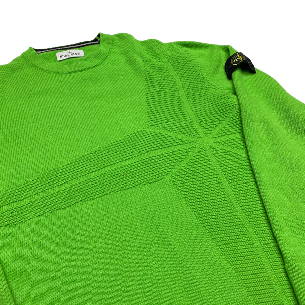 Stone Island 2012 Green Knit Crewneck Jumper