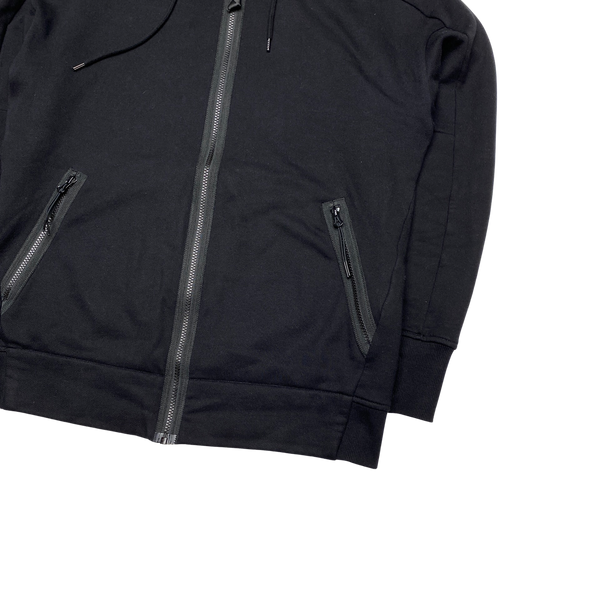 CP Company Black Zipped Goggle Hoodie Jumper