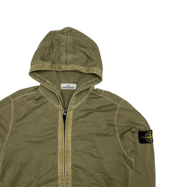 Stone Island 2015 Khaki Cotton Hoodie
